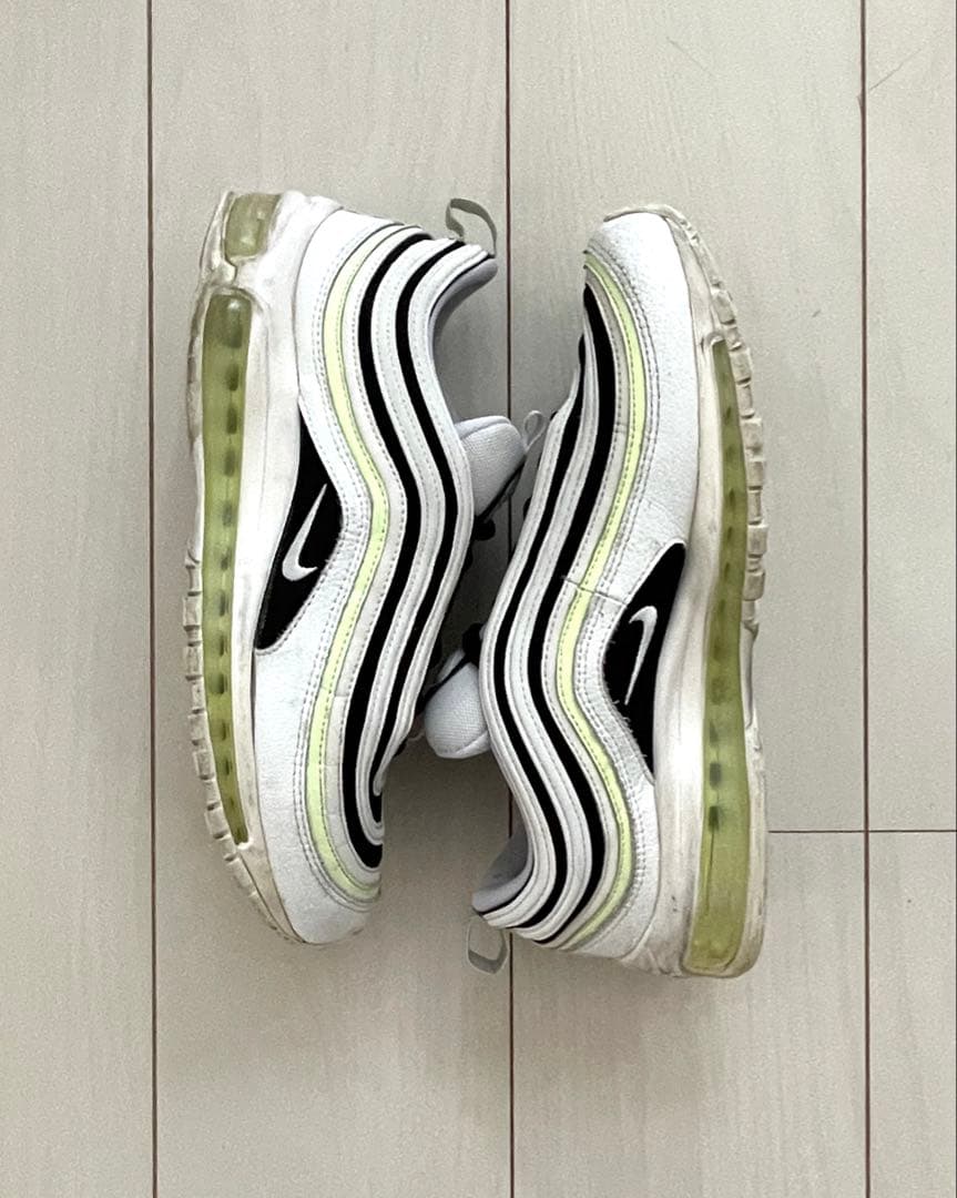 NIKE AIR MAX 97 ホワイト ブラック ライムグリーン 28.0cm — image 2