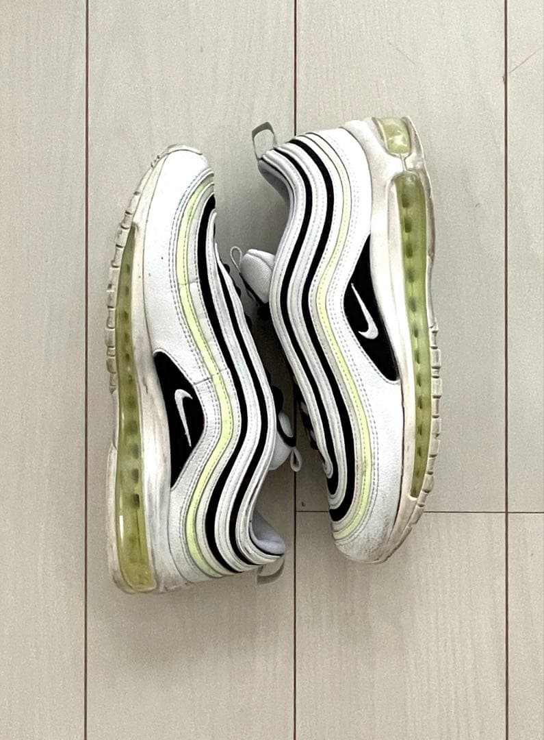 NIKE AIR MAX 97 ホワイト ブラック ライムグリーン 28.0cm — image 3