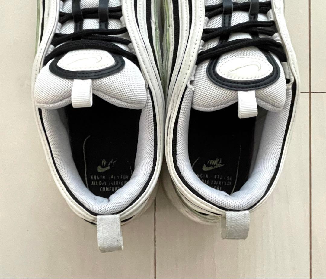 NIKE AIR MAX 97 ホワイト ブラック ライムグリーン 28.0cm — image 4