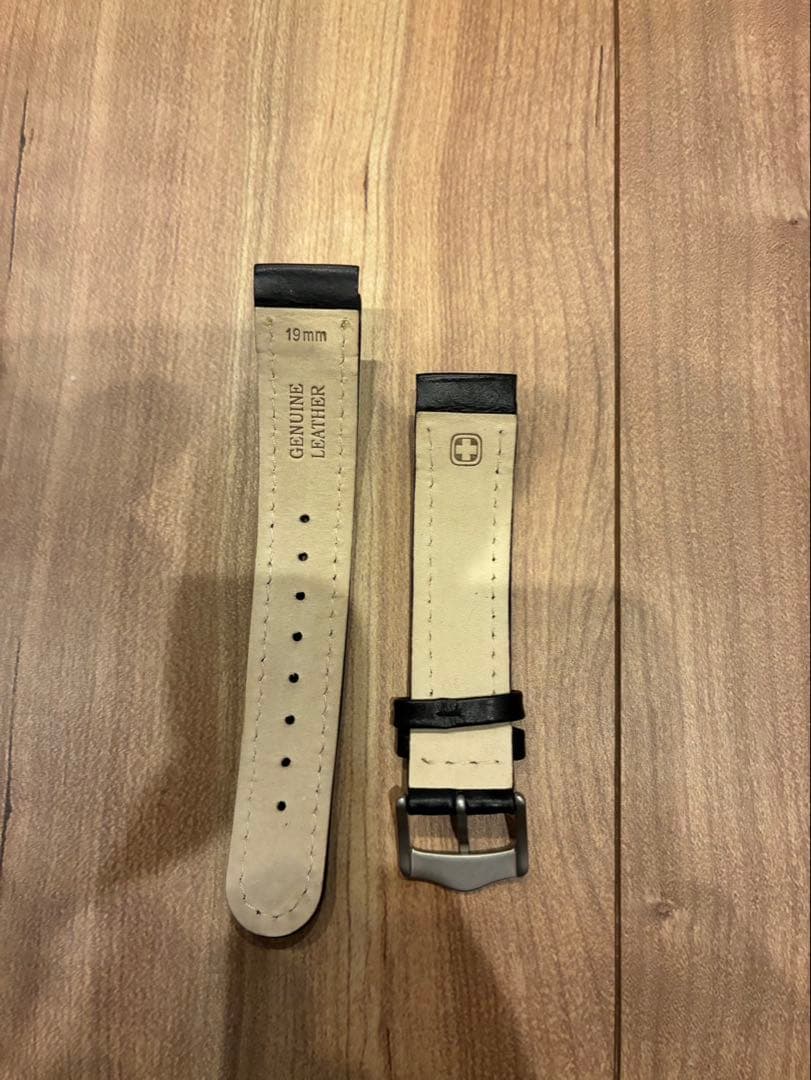 WENGER 純正革ベルト 19mm ブラック — image 2