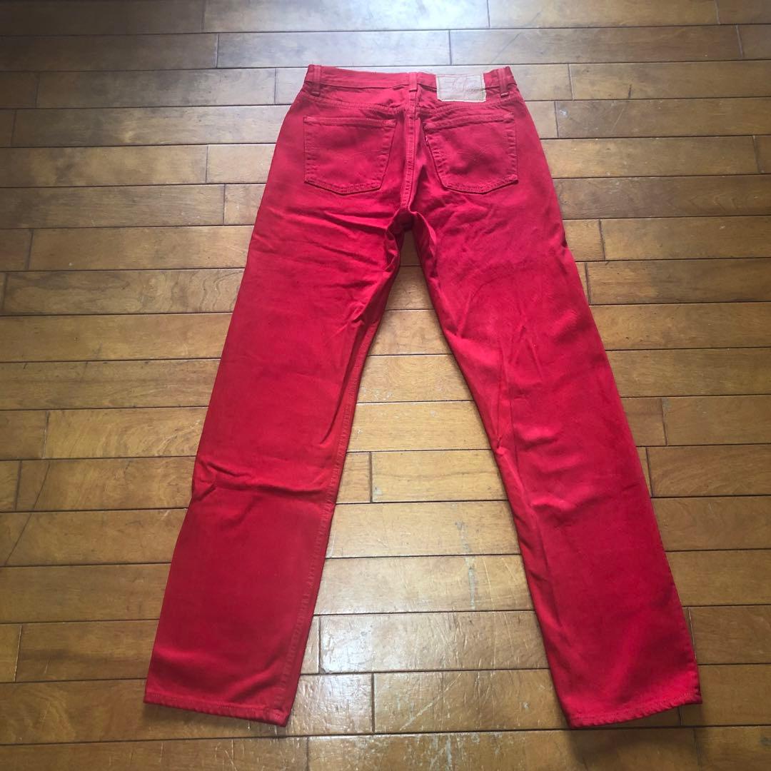 Levi's★US501 赤染めストレートデニム 神ラベル後付け♠︎W30 — image 2