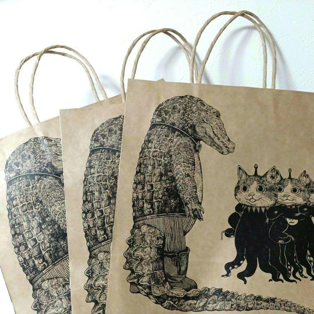 新品未使用　オリジナルショッパー　紙袋（小）３枚　ヒグチユウコ　ボリス雑貨店 — image 3
