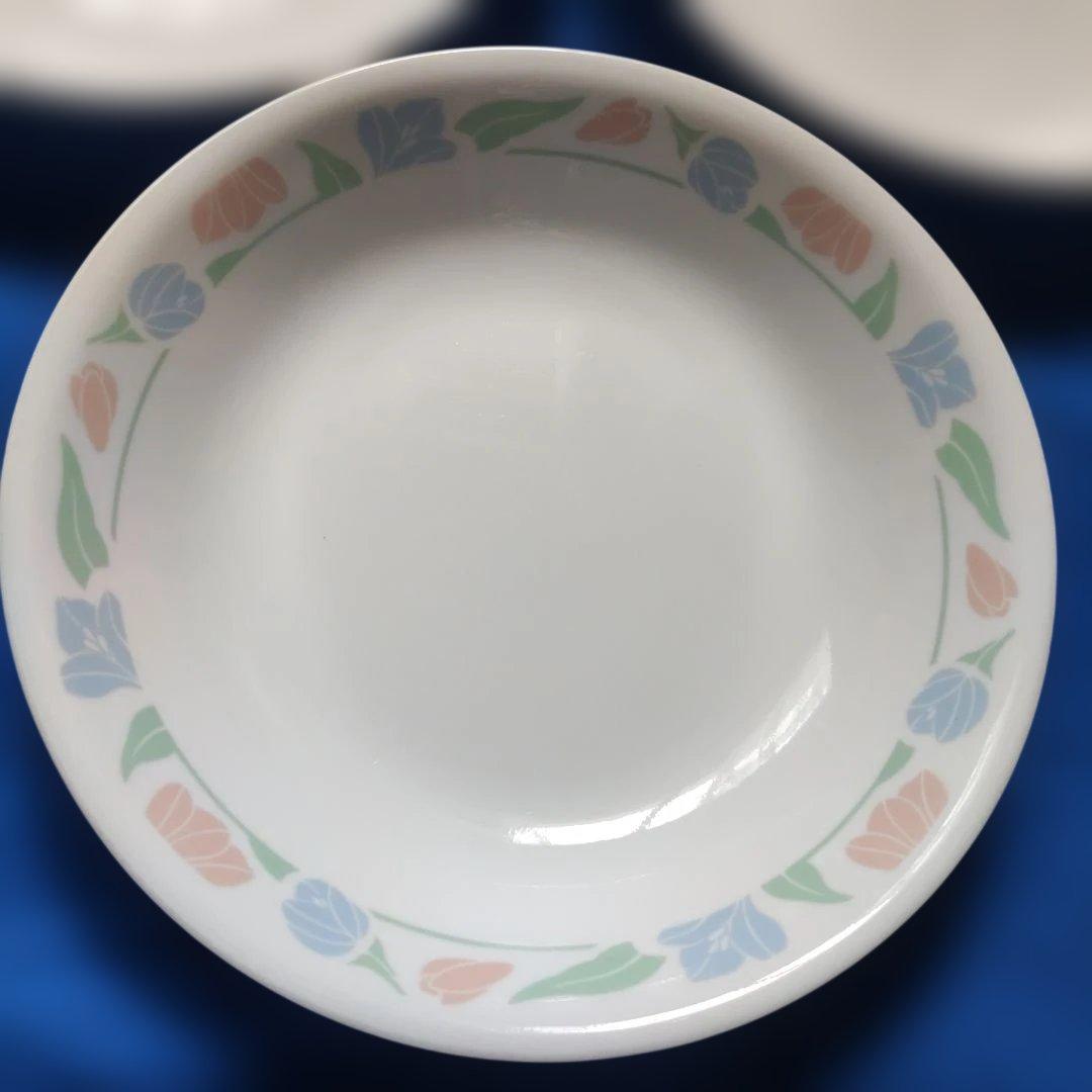 Corelle 皿 深皿　カレー皿3枚セット 花柄　チューリップ柄 — image 3