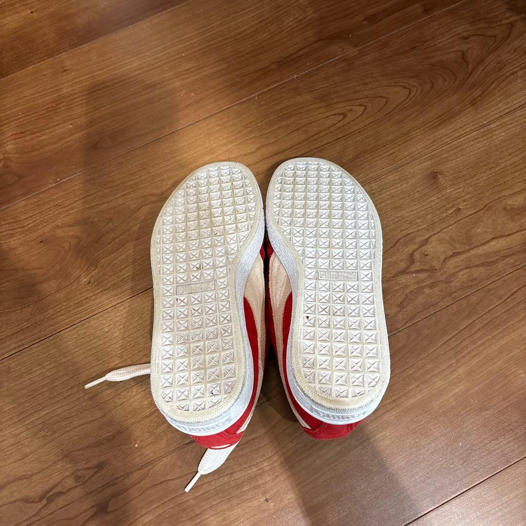 PUMA SUEDE レッド スニーカー — image 4