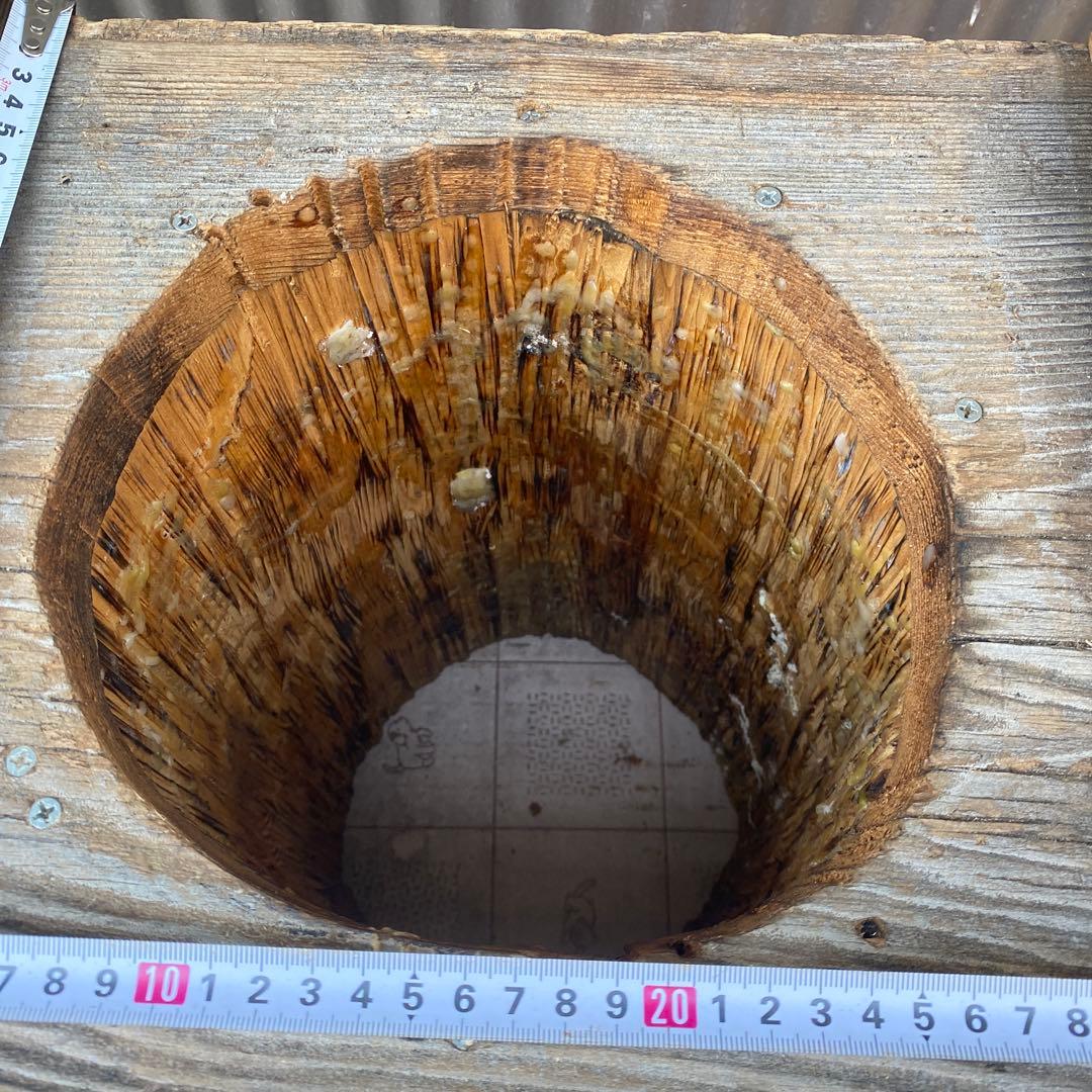 日本みつばち 捕獲用 ハイブリッド用丸洞本体　Ⅴ　1箱 — image 3
