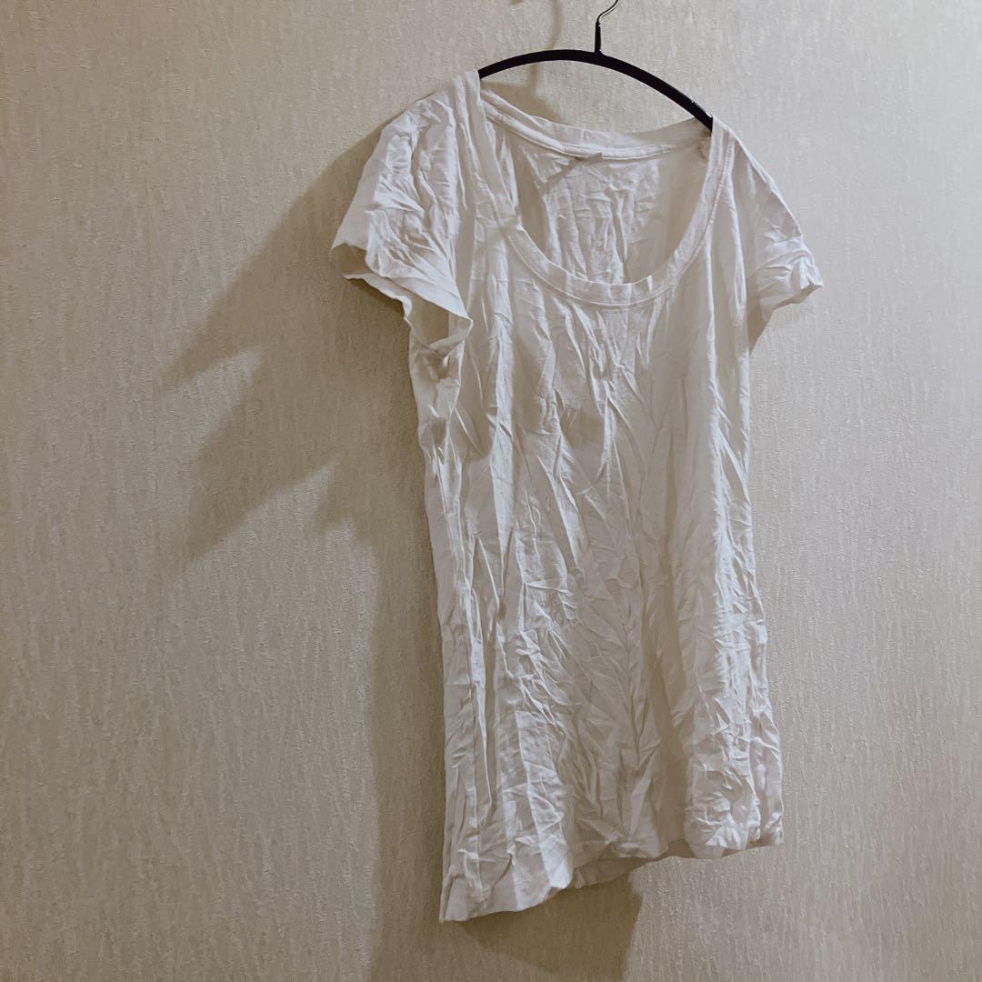 fresics 【L】ホワイト 白 半袖 Tシャツ シンプル 無地 春夏 — image 2