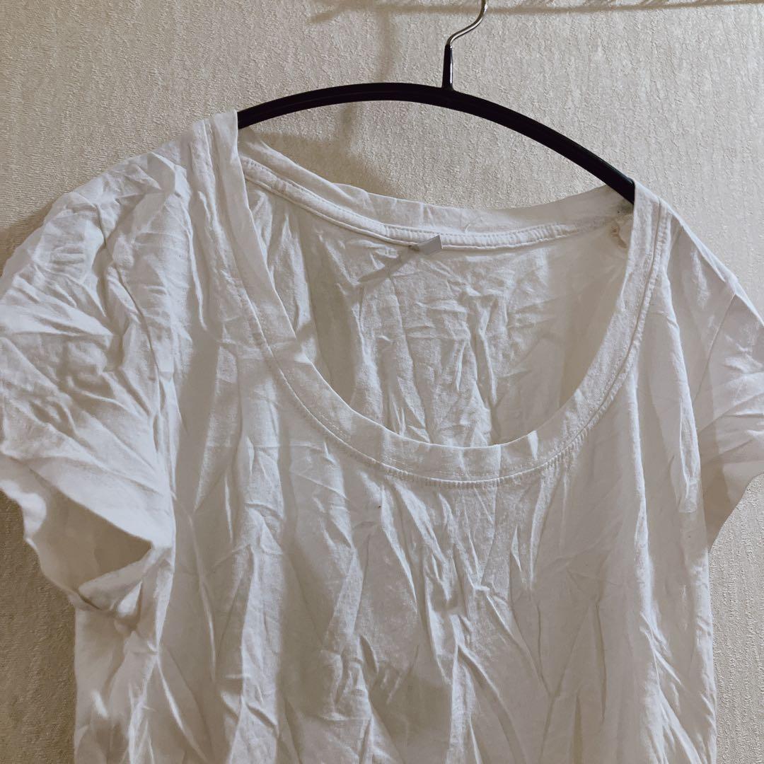fresics 【L】ホワイト 白 半袖 Tシャツ シンプル 無地 春夏 — image 3