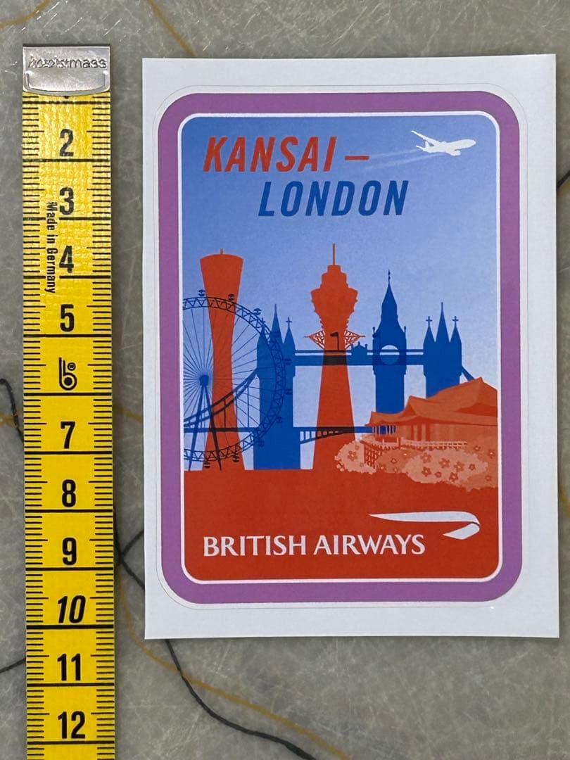 【正規品・希少】ブリティッシュエアウェイズ ロンドン London ステッカー — image 3
