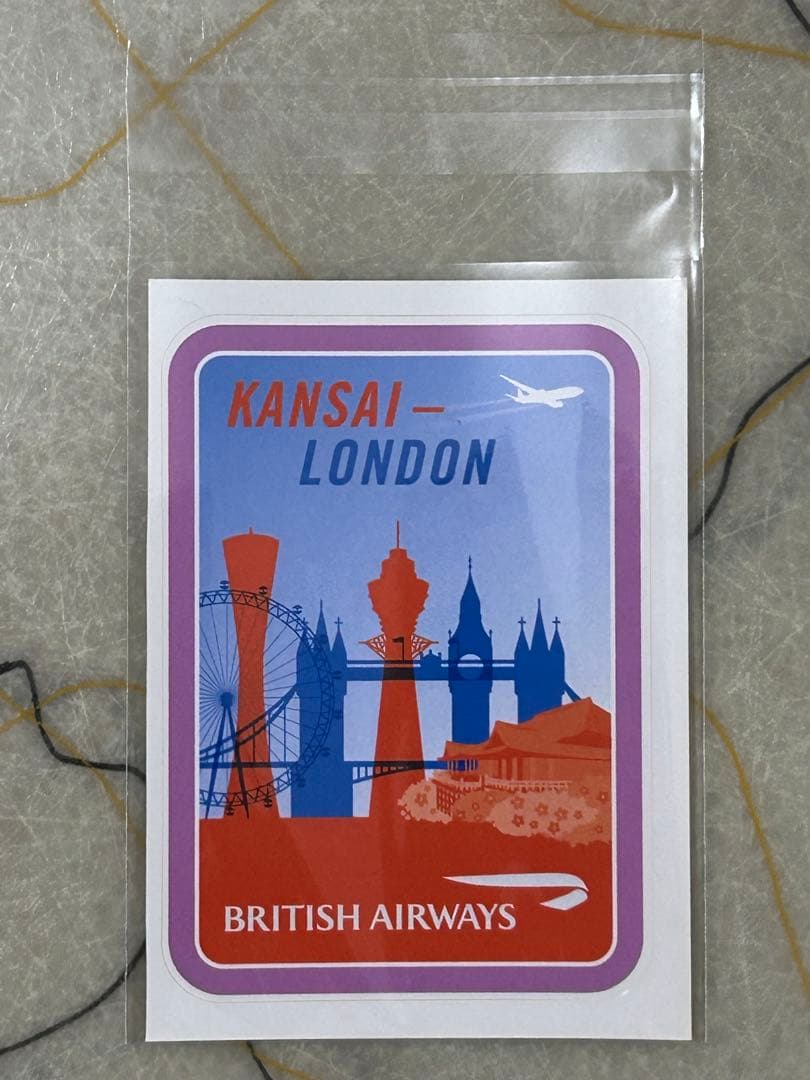 【正規品・希少】ブリティッシュエアウェイズ ロンドン London ステッカー — image 5