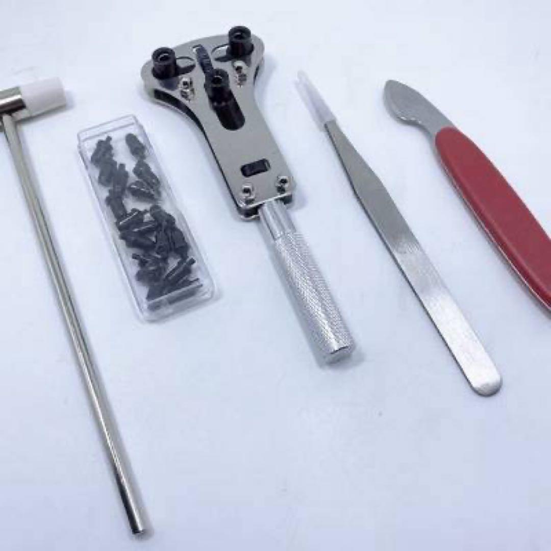 時計修理工具セット 腕時計 ベルト調整 電池交換 多機能 工具キット — image 4