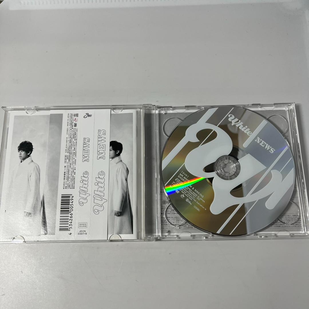 【帯付き】NEWS White 初回盤 CD+DVD — image 3