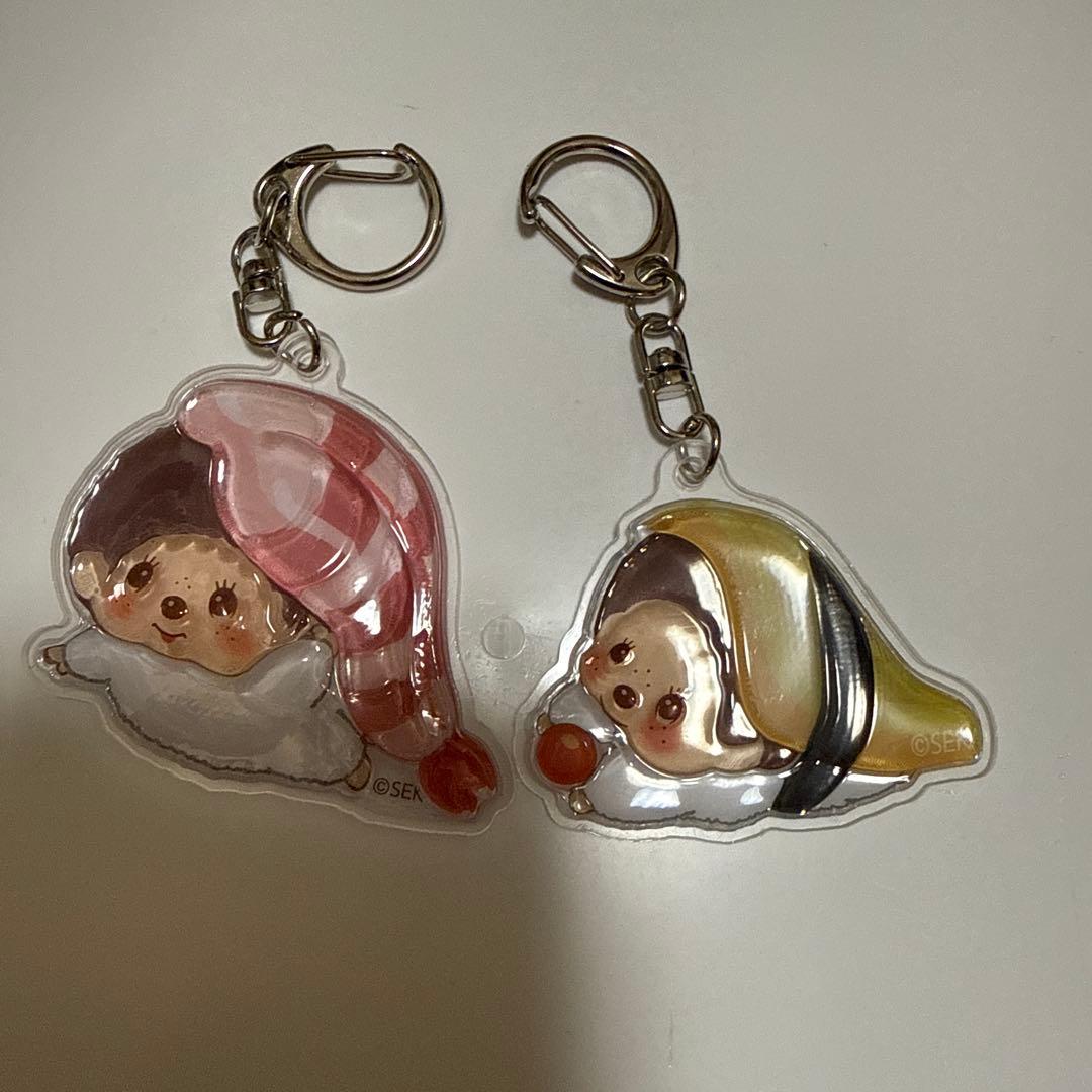 【即日発送】お寿司もんちっちぷっくりアクリルキーホルダー 2種 ガチャガチャ — image 2