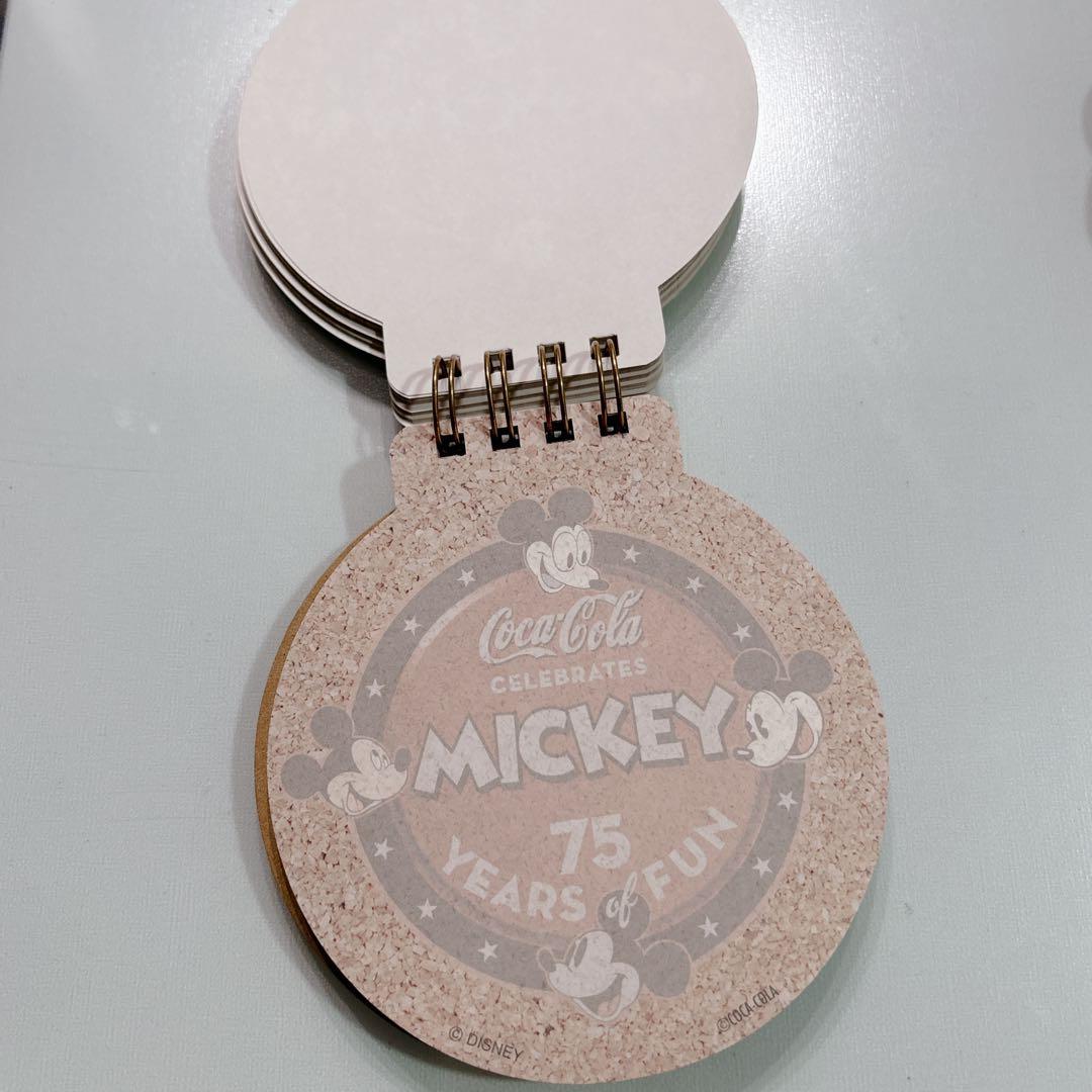 Coca-Cola Mickey 75周年記念 ダイカットメモ — image 4