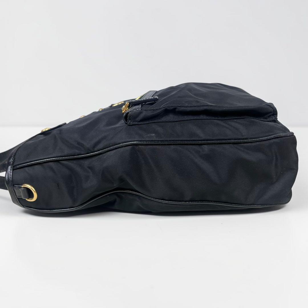 Prada プラダ 2way ハンドバッグ 斜め掛け◎ ブラック 黒 — image 5