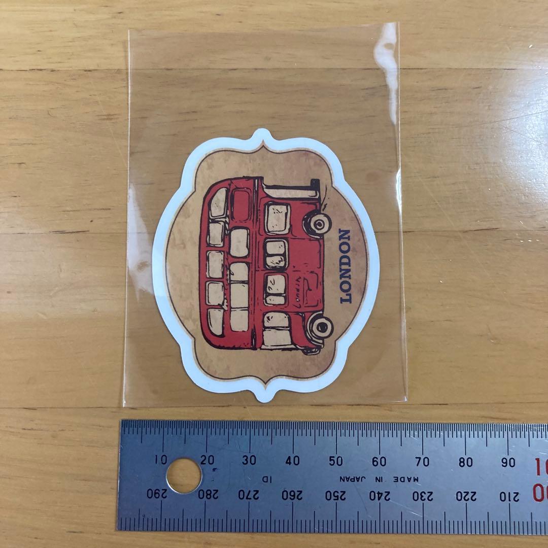 【新品】ステッカー(142) LONDON ロンドン 二階建てバス — image 3