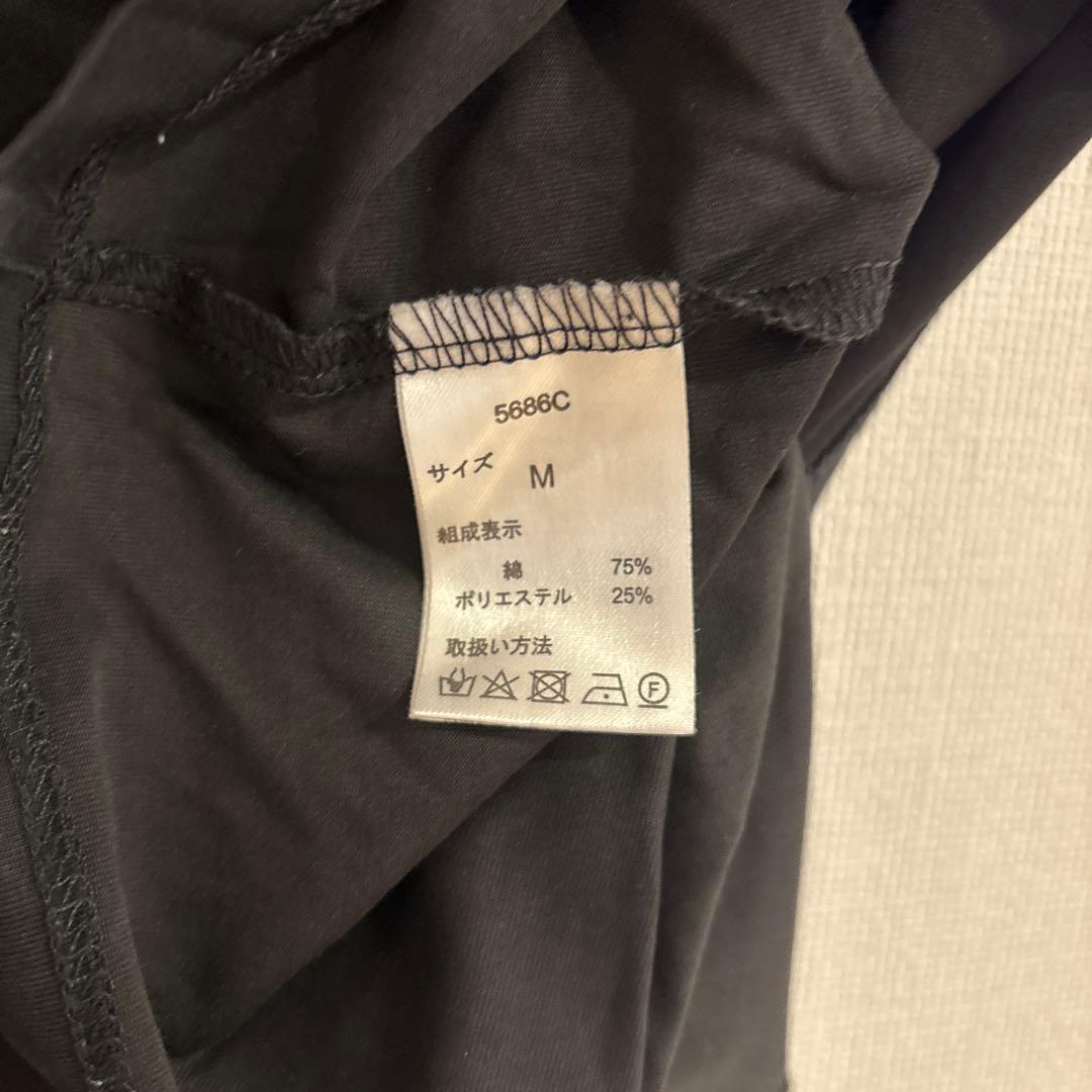 Cheek ロゴプリントTシャツ ブラック Mサイズ — image 3