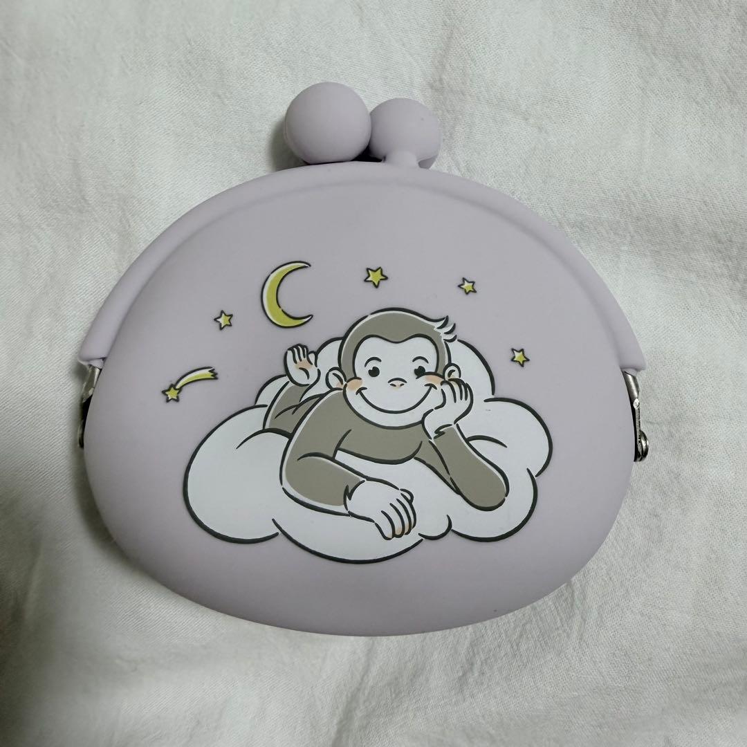 Curious George シリコンコインケース-紫 — image 2
