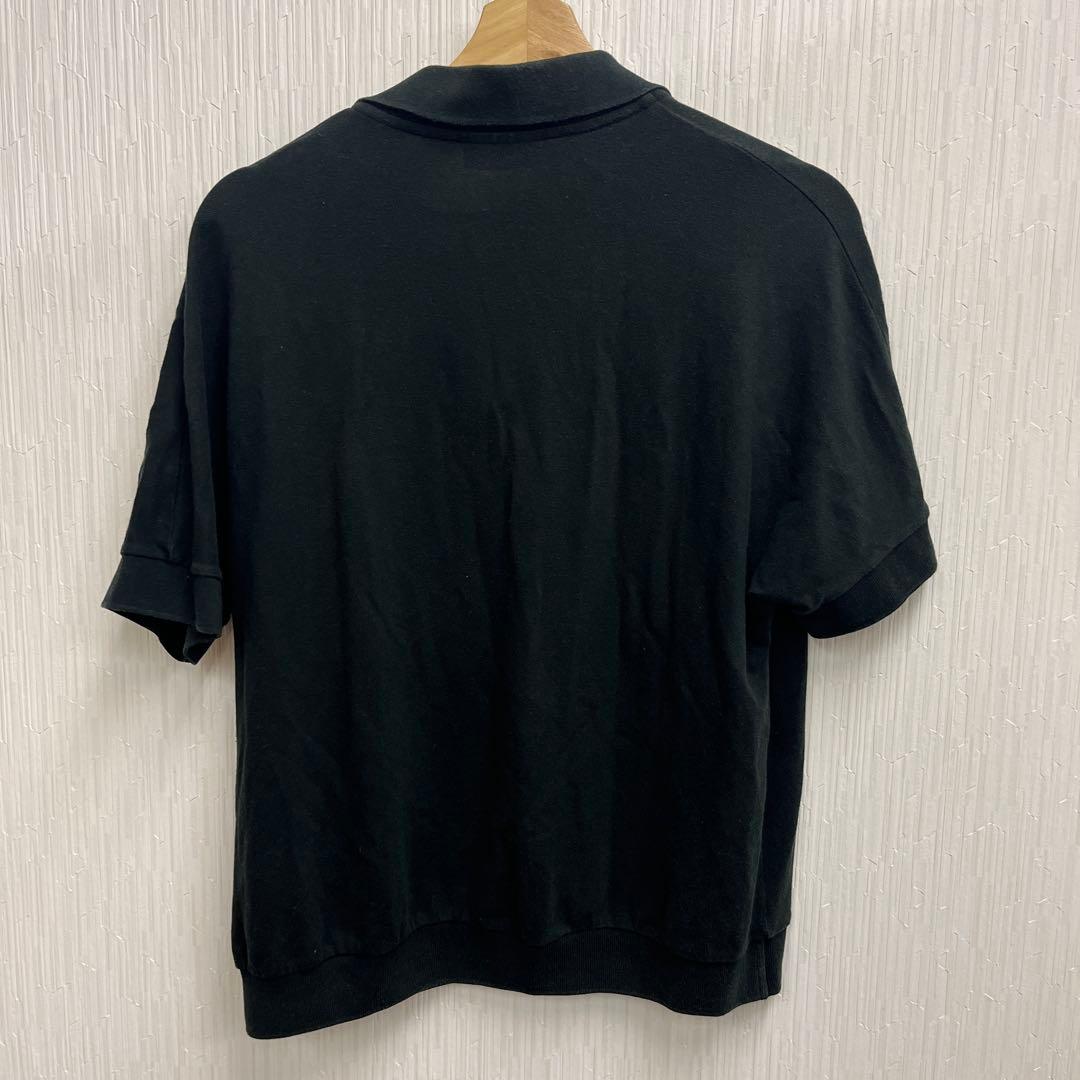 LACOSTE ポロシャツ ブラック LOOSE FIT M — image 2