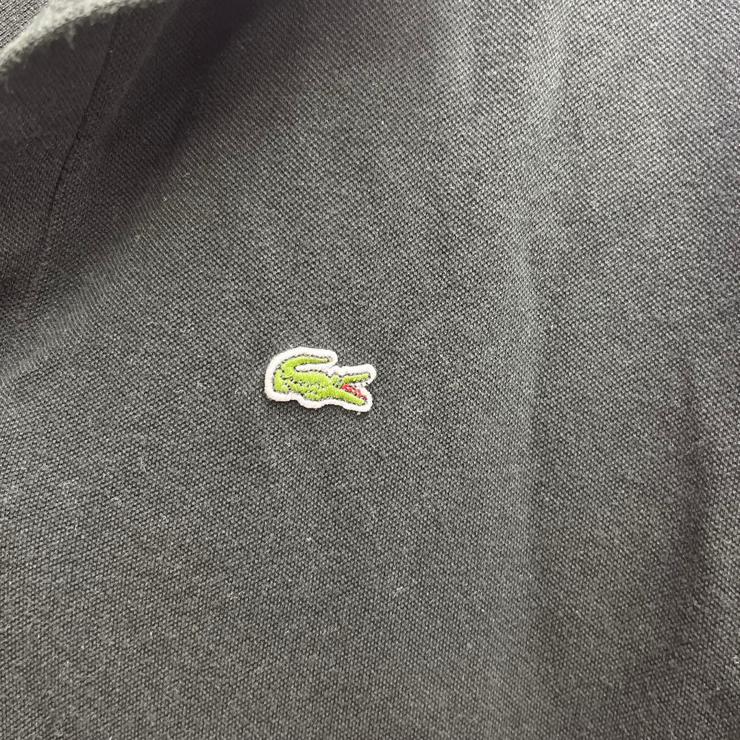LACOSTE ポロシャツ ブラック LOOSE FIT M — image 4