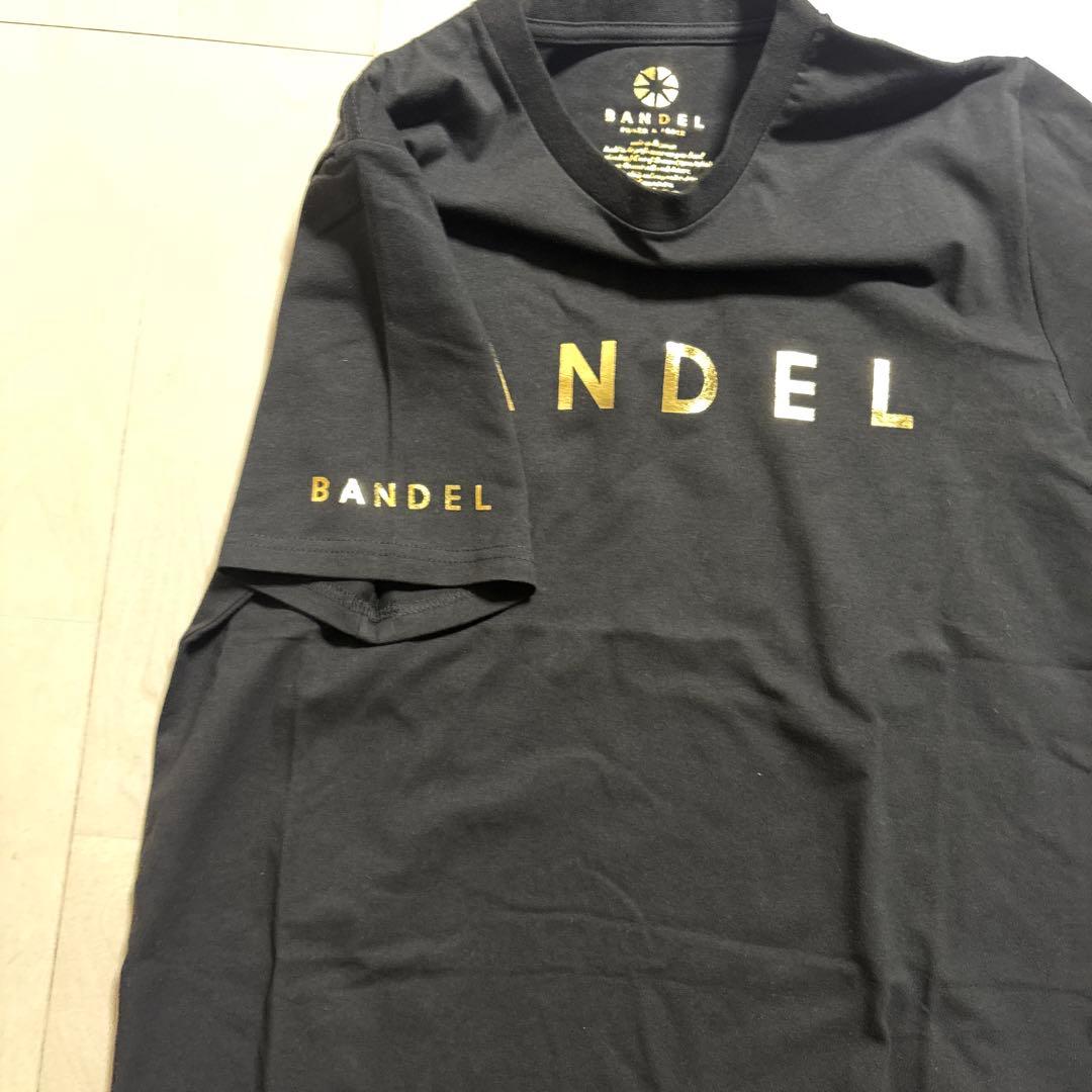 BANDEL Tシャツ ブラック ゴールドロゴ — image 3