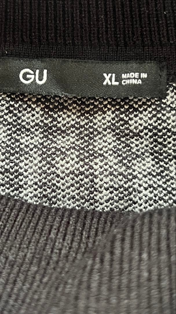 GU グレンチェック タートルネック ニット 長袖 — image 4