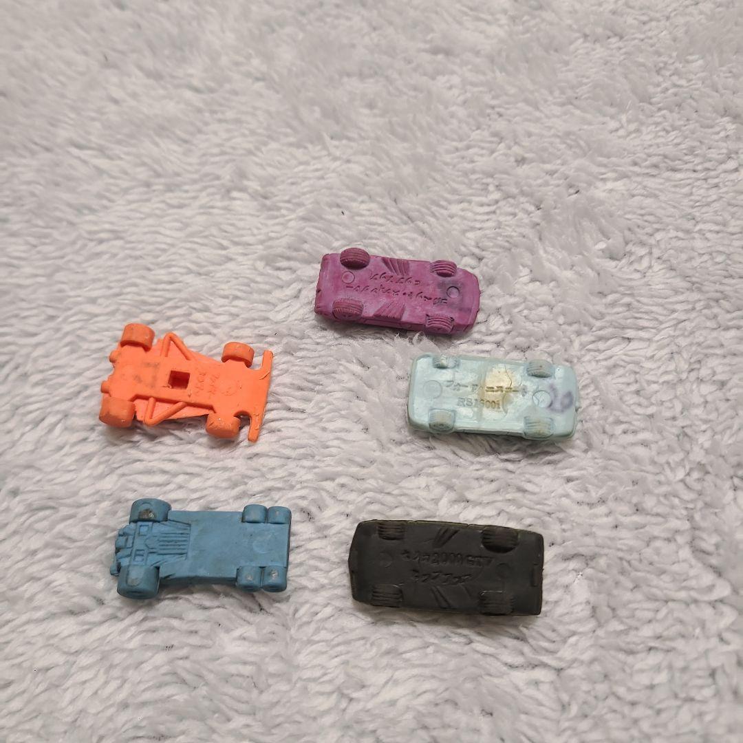 【希少】ミニカー型 消しゴム 5個セット — image 2