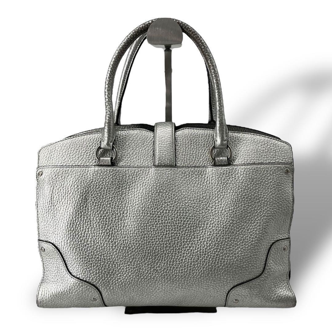 coach 2way bag archive silver shoulder — image 3