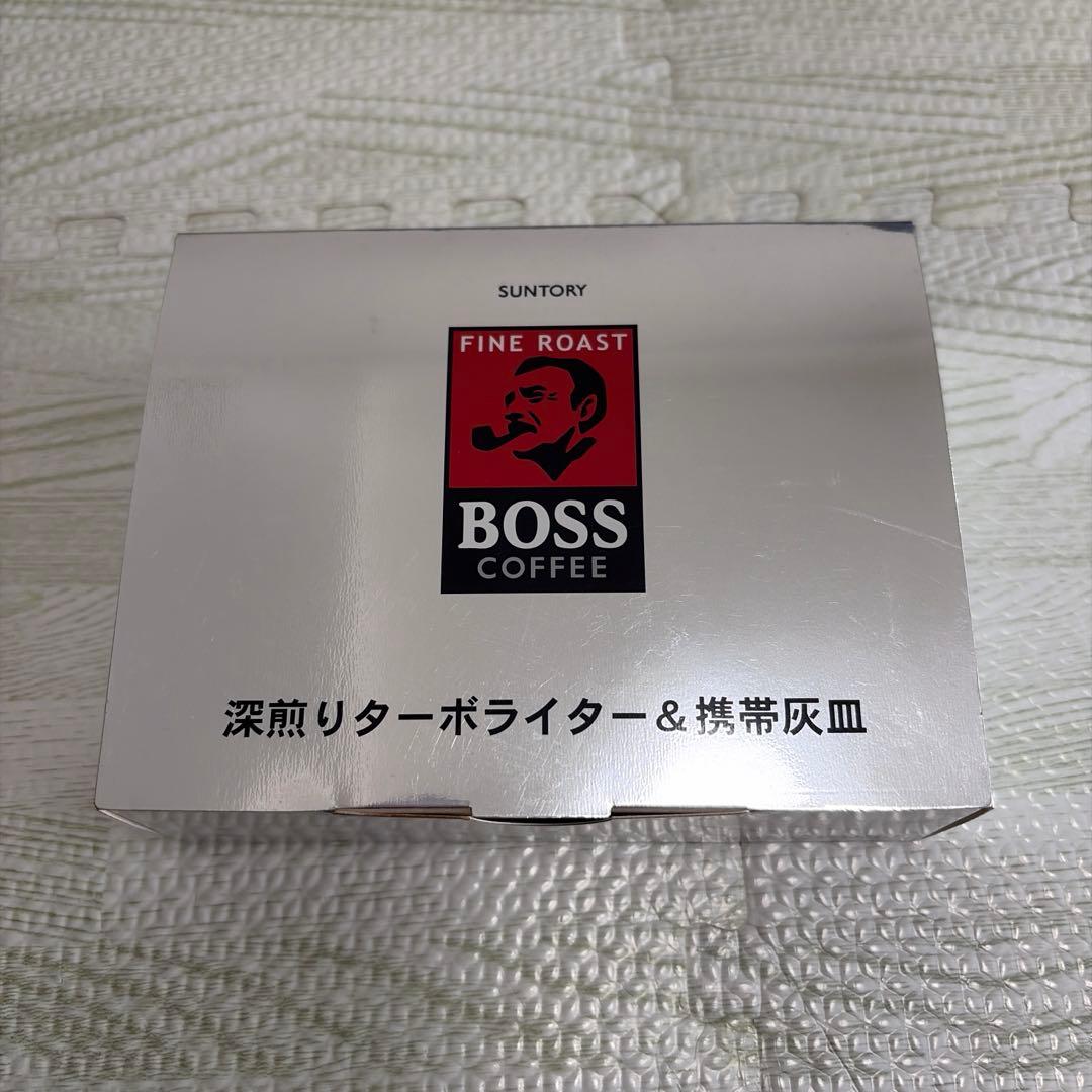 【販促品】サントリーBOSSCOFFEE深煎りターボライター&携帯灰皿 — image 2