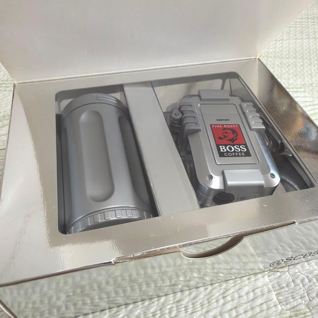 【販促品】サントリーBOSSCOFFEE深煎りターボライター&携帯灰皿 — image 4