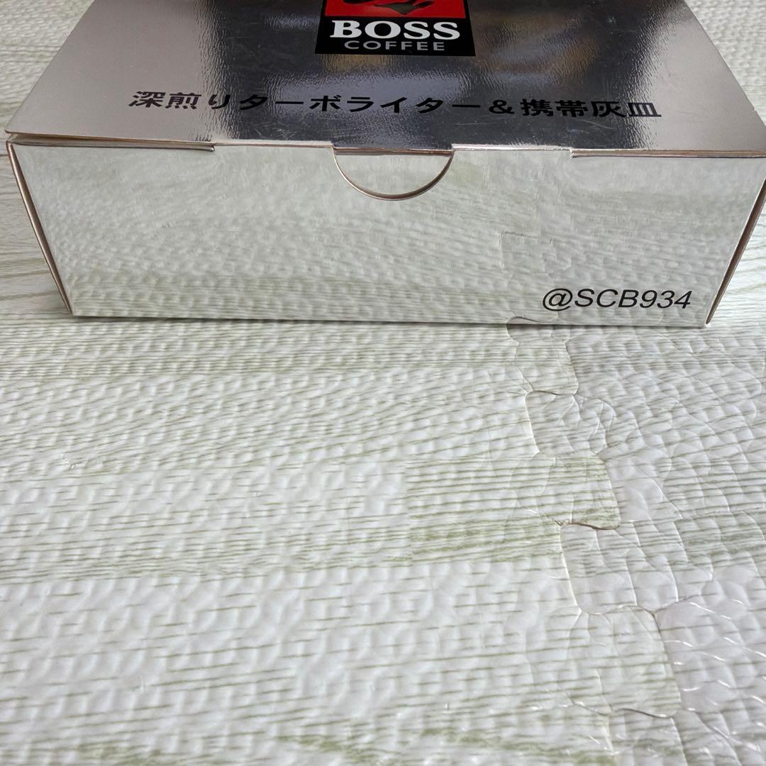 【販促品】サントリーBOSSCOFFEE深煎りターボライター&携帯灰皿 — image 5