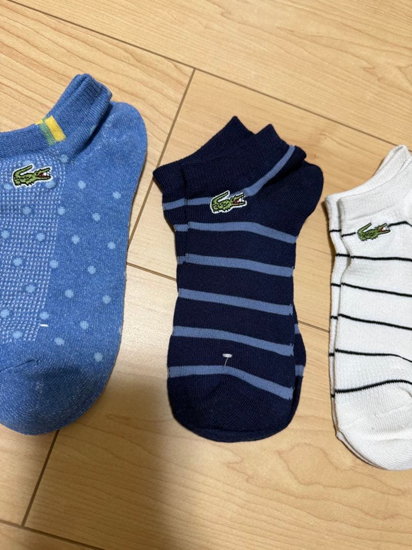 LACOSTE アンクルソックス 4足セット 22~24cm 特価品 — image 4