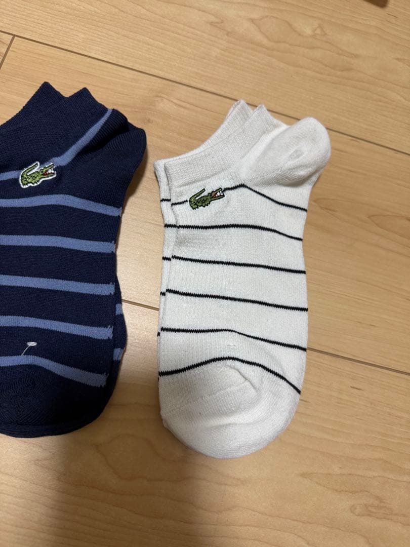 LACOSTE アンクルソックス 4足セット 22~24cm 特価品 — image 5