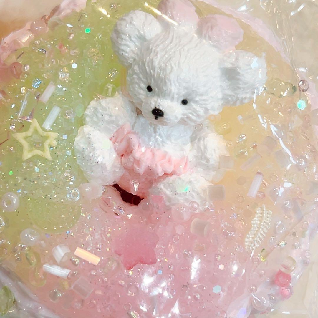♡正規品,即日発送♡スクイーズ サクラ おパンツくま ドーナツ XL 夜光 — image 2