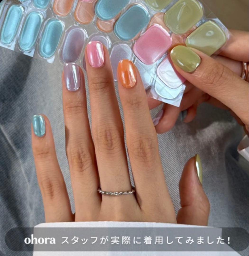オホーラohora【N Rainbow Chrome】ジェルネイルシール — image 3