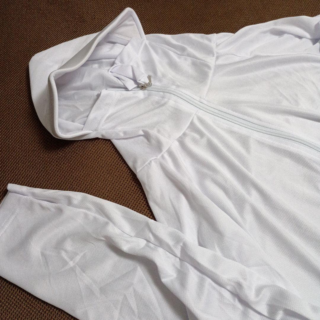 COCOCO 926 接触冷感・ＵＶカット 吸水速乾 パーカー ホワイト 2XL — image 3