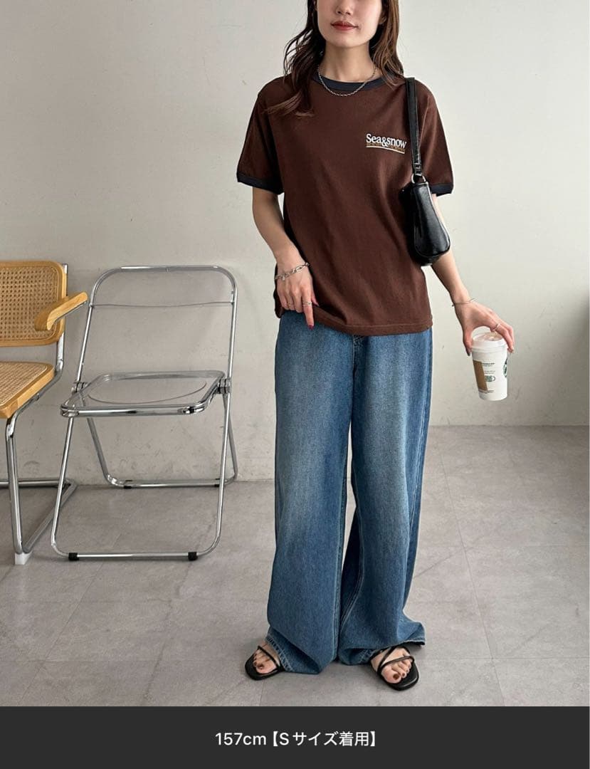 【Enlude】ワンポイントリンガーTシャツ《ユニセックス》　DISCOAT — image 3
