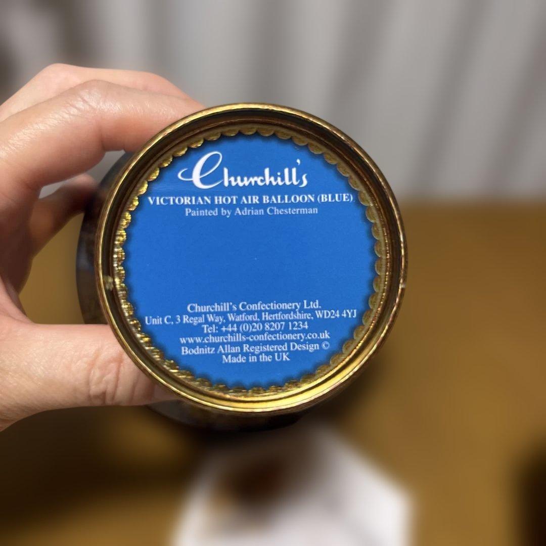 Churchill's チャーチル　気球缶　赤と青　(缶のみです) — image 3
