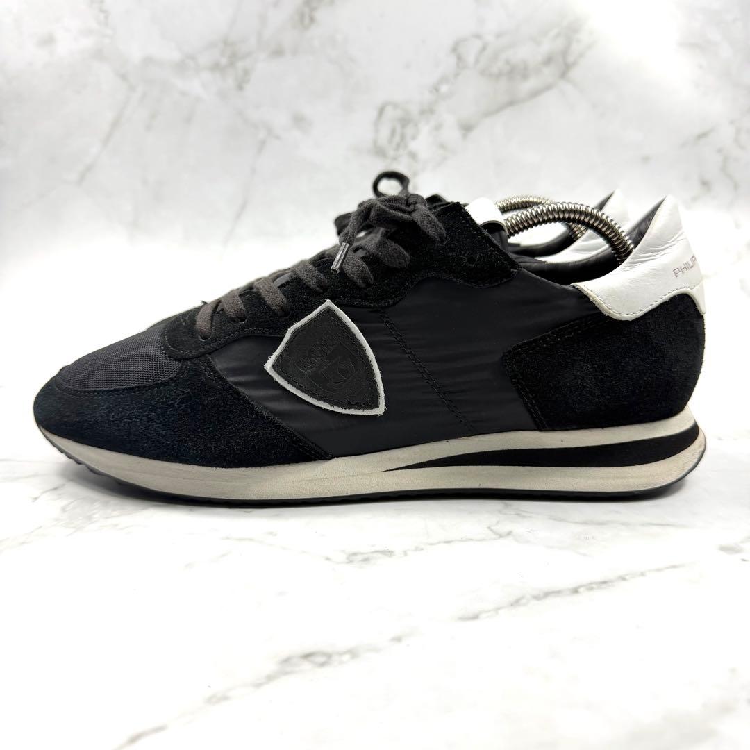美品✨ PHILIPPE MODEL スニーカー 26 トロペ ブラック — image 4