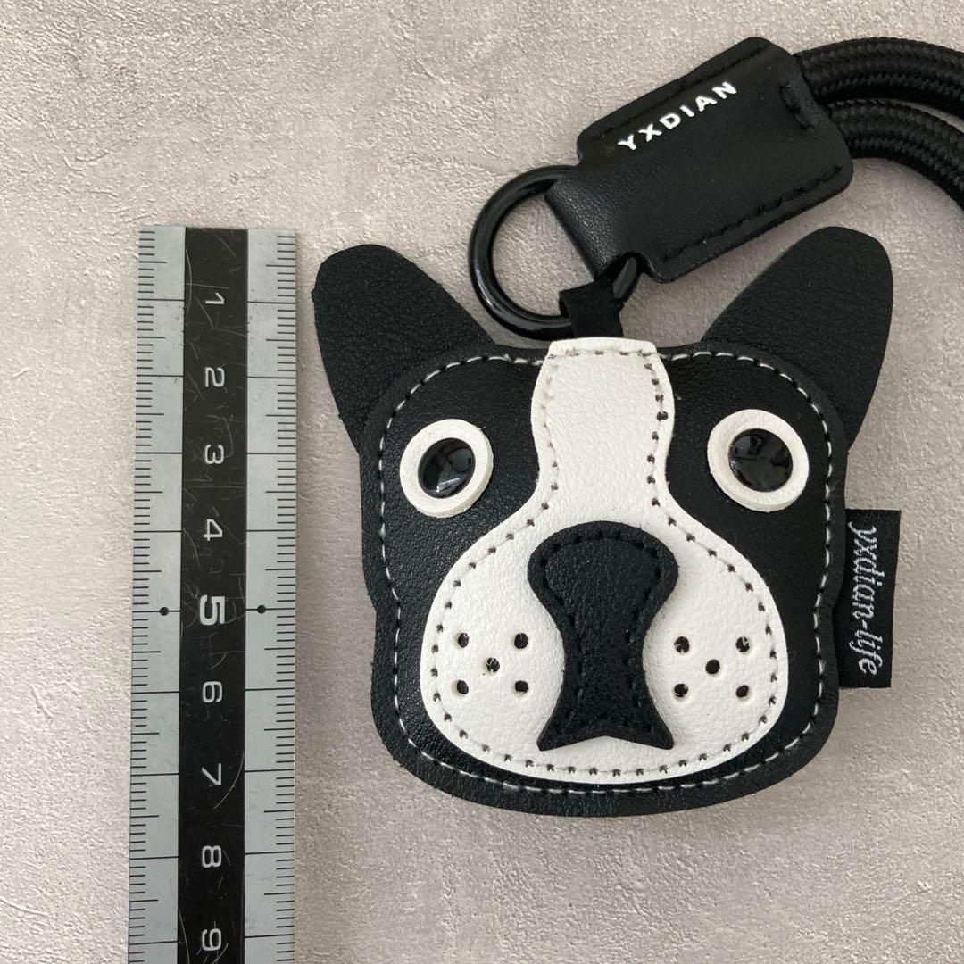 ボストンテリア 犬チャーム キーホルダー　合皮　フレンチブルドッグ — image 2