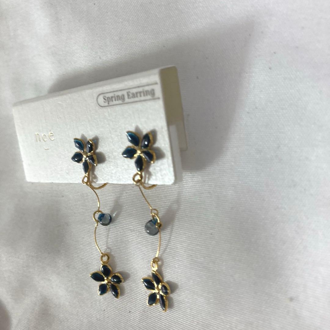 イヤリング　アクセサリー　レディース　ノンホールピアス　新品　花　フラワー — image 3