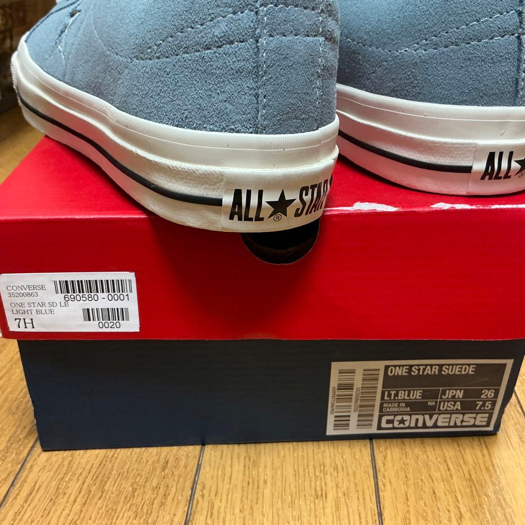Converse One Star Suede Light Blue 26cm — image 2