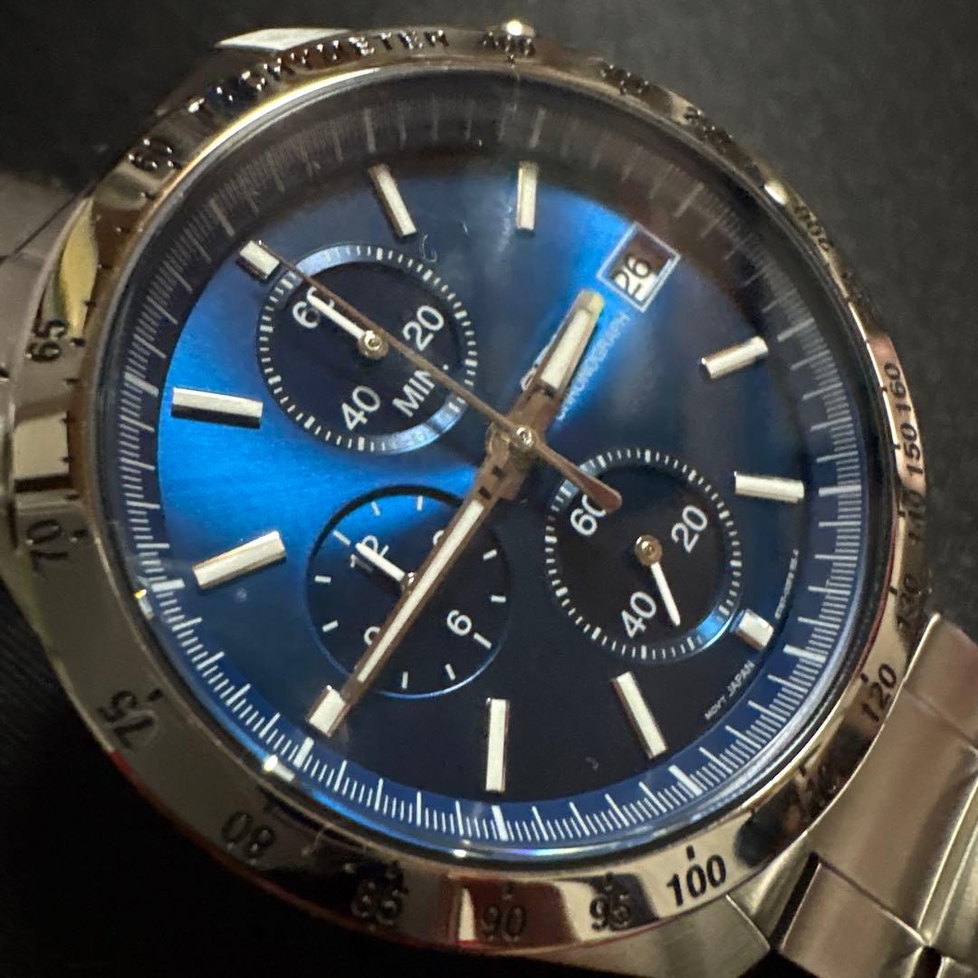 SEIKO クロノグラフ 腕時計 クォーツ ステンレス — image 4