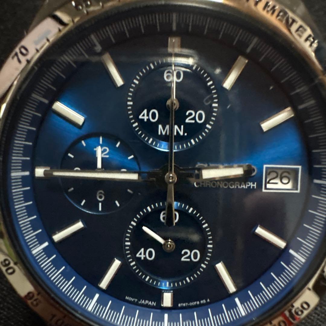 SEIKO クロノグラフ 腕時計 クォーツ ステンレス — image 5