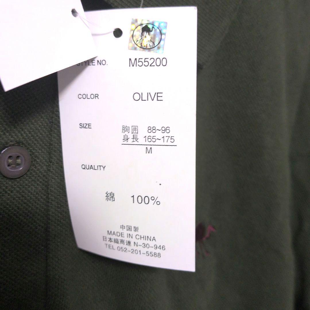 【未使用、タグ付き】INCA CAMEL ポロシャツ オリーブ Mサイズ — image 4