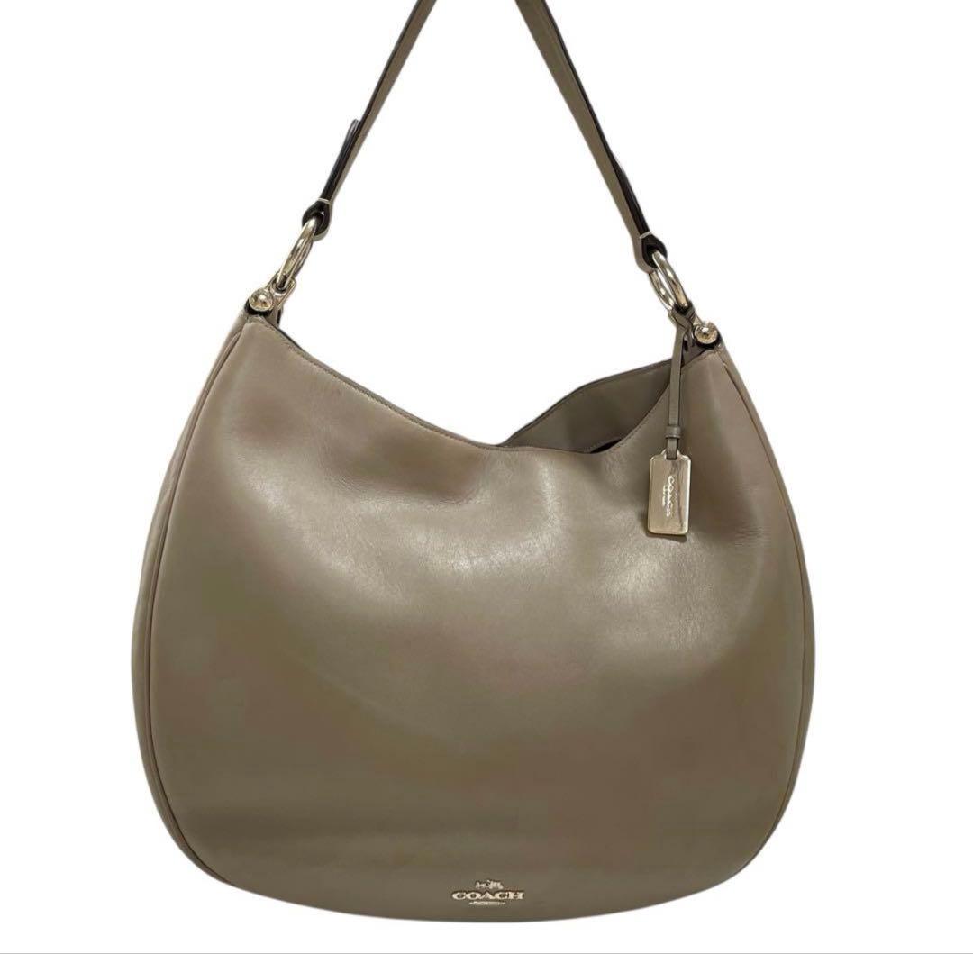 【COACH】 コーチ 2way ホーボー ワンショルダーバッグ ベー — image 2