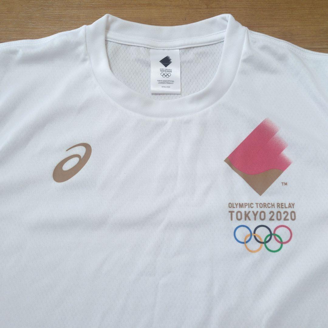 ASICS 東京2020 オリンピック聖火リレー Tシャツ — image 3