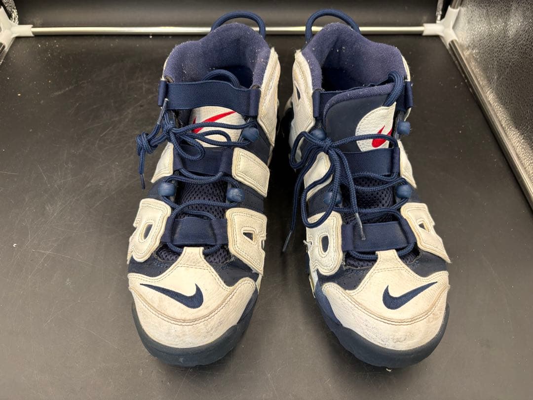 Nike Air More Uptempo ネイビー/ホワイト/レッド — image 2