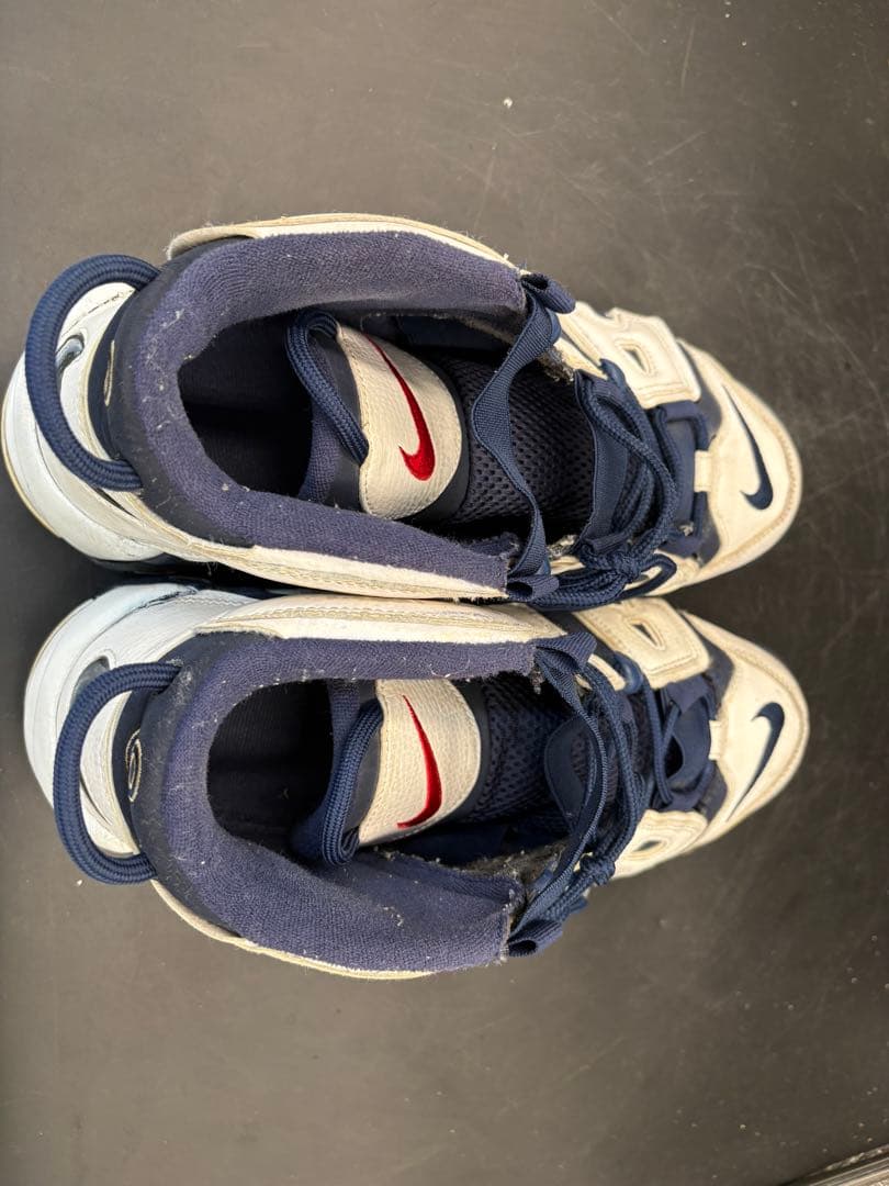 Nike Air More Uptempo ネイビー/ホワイト/レッド — image 5