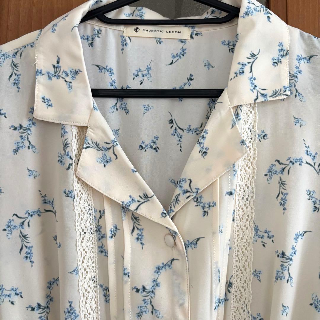 マジェスティックレゴン 花柄半袖ワンピース — image 3