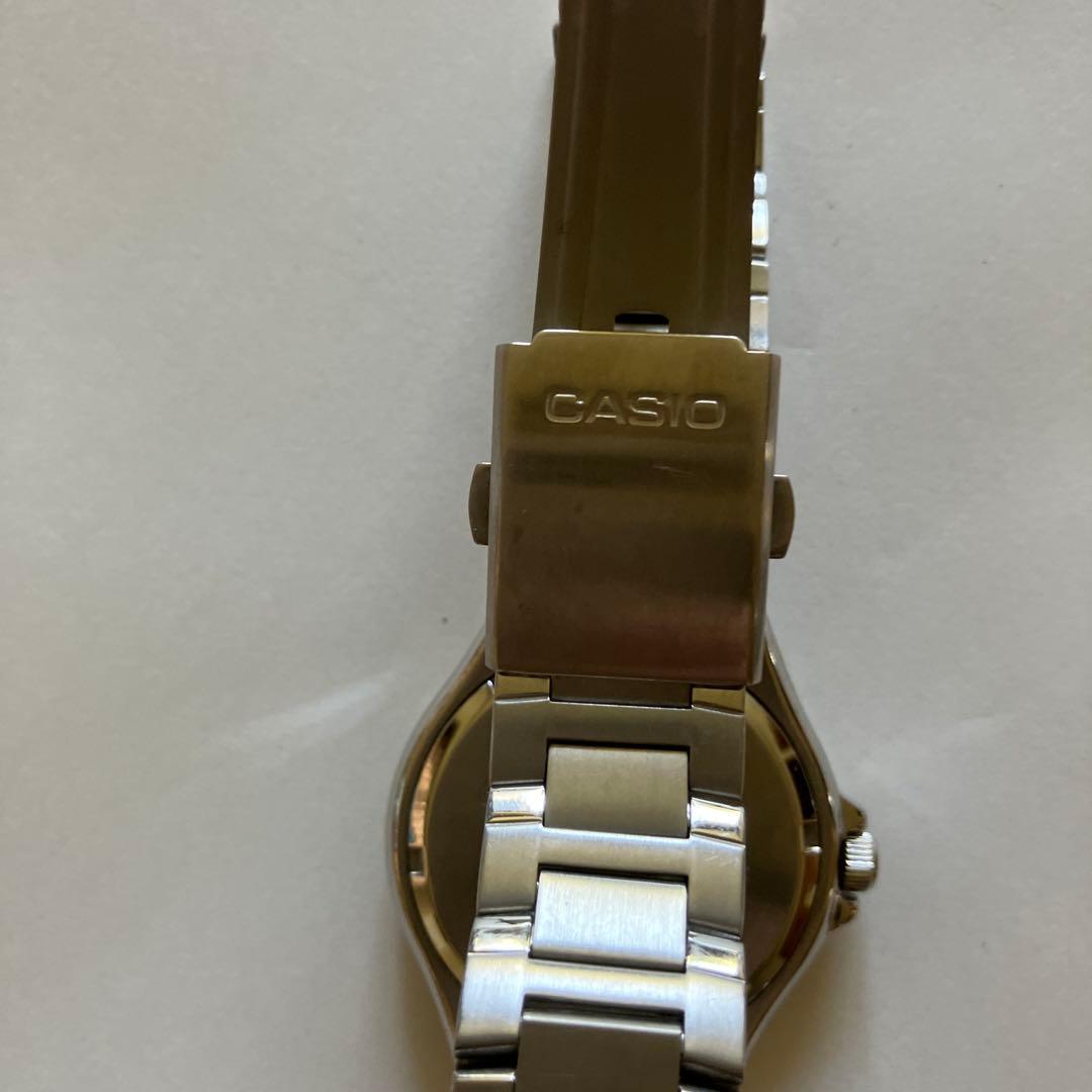 鑑定済 CASIO カシオ 腕時計 MTP-1228DJ シルバー 動作未確認 — image 5
